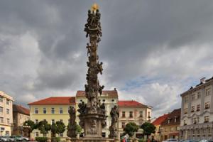 Sloup Nejsvětější Trojice v Duchcově nechali postavit Valdštejnové