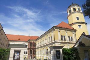Zámek ve Vlašimi stojí nad řekou Blanicí Zámek ve Vlašimi stojí nad řekou Blanicí