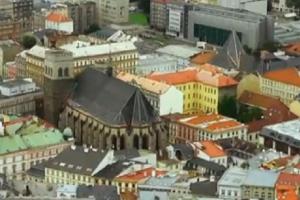 Kostel sv.Mořice v Olomouci je významnou stavbou pozdní gotiky na severní a střední Moravě