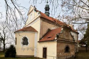 Dominantu vesnice Cítov tvoří kostel sv. Linharta Dominantu vesnice Cítov tvoří kostel sv. Linharta