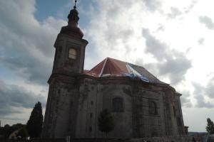 Kostel sv.Anny ve Vižňově patří do broumovské skupiny kostelů