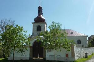 Kostel sv. Martina je dominantou Strážiště