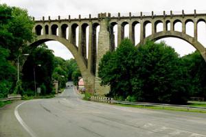 Stránovský viadukt je jeden z nejmohutnějších viaduktů v Čecháh