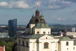 Kostel sv.Michala je první kopulovitá stavba severoitalského typu na Moravě