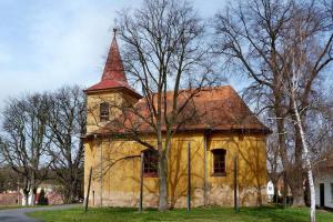 Kostel sv.Jiří v Lubné je dílem Františka Ignáce Prée