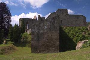 LAND ART ŽIVÉ UMĚNÍ / LEBENDIGE KUNST na hradě Klenová