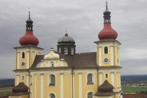 Kostel Nanebevzetí Panny Marie v Dobré Vodě je příkladem vrcholně barokní architektury