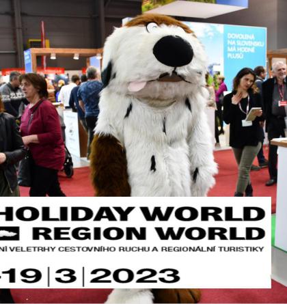 Přehlídka světových i českých turistických destinací ... HOLIDAY WORLD & REGION WORLD 2023