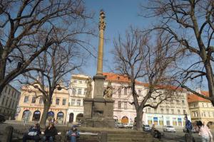 Morový sloup v Litoměřicích navrhl Giulio Broggio