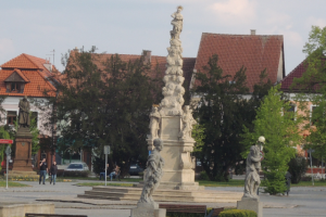 Mariánský morový sloup je jeden z klenotů historického centra Čáslavi