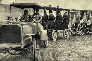 Vynález automobilového vlaku Vynález automobilového vlaku