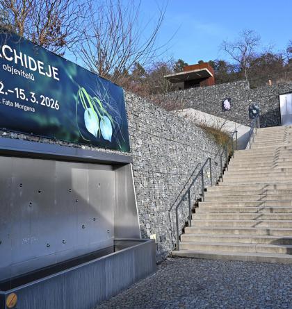 Skleník Fata Morgana v Botanické zahradě v Praze září barevnými květy orchidejí